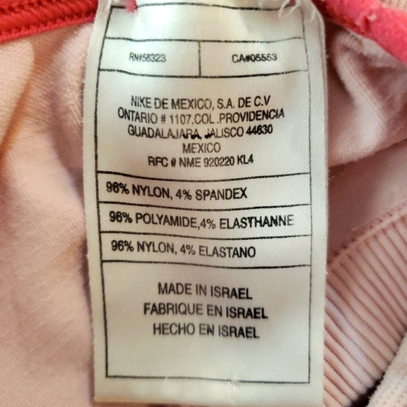 Nike Women's Blush‎ Pink Workout Tank Built-in Sports Bra Large/XL - Picture 7 of 7